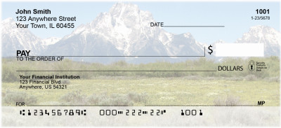Mountain Wildflowers Personal Checks | FLO-65