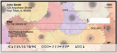 Retro Garden Personal Checks | FLO-74