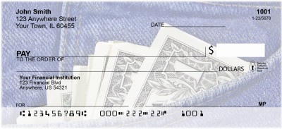 Denim Personal Checks | FUN-22