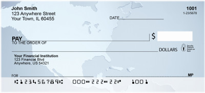 Maps Of All Colors Personal Checks | FUN-24