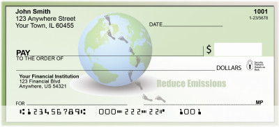Go Green Personal Checks | FUN-49
