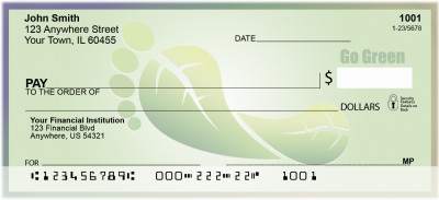 Think Green Personal Checks | FUN-51