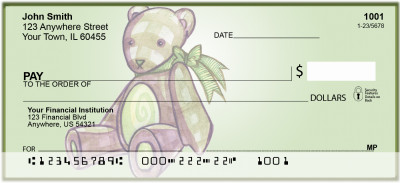 Designer Teddy Bears Personal Checks | FUN-57