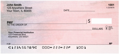 Everything Is Peachy Personal Checks | GEO-64