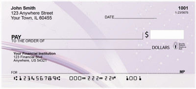 Lavender Crush Personal Checks | GEO-93