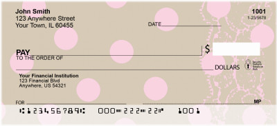Brown Table Cloth Personal Checks | GEP-04