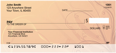Hot Filigree Florentine Personal Checks | GEP-44