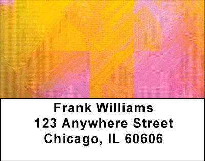 Colorful Collage Address Labels | LBABS-06