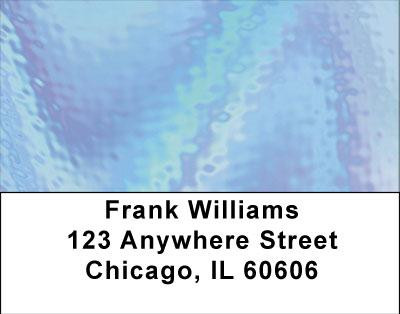 Retro Shimmer Address Labels | LBABS-22