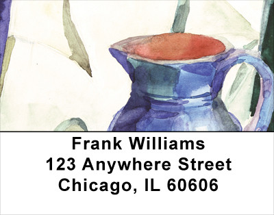 Tuscan Inspired Watercolor Address Labels | LBABS-43