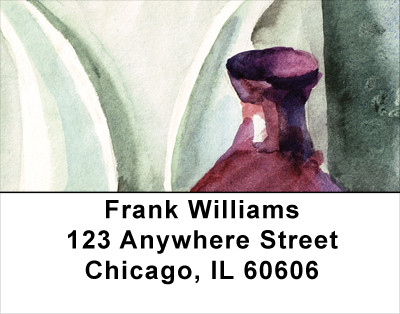 Abstract Vases Address Labels | LBABS-44