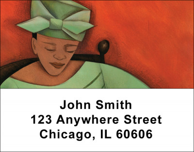 African Art Address Labels | LBAFR-10