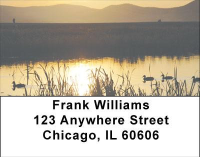 Ducks at Daybreak Address Labels | LBANI-64