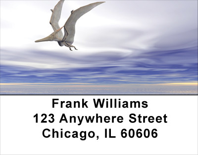 Flying Dinosaurs Address Labels | LBANK-63
