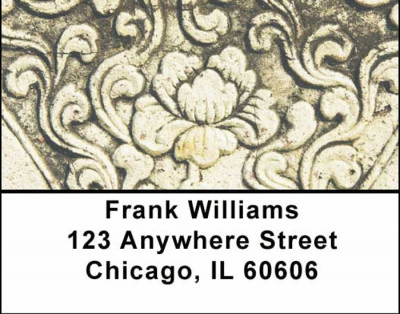 Asian Carvings Address Labels | LBASI-03