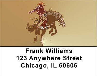 Cowboys Cowgirls Love Address Labels | LBBBA-02