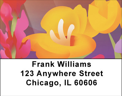 Garden Party Address Labels | LBBBA-28