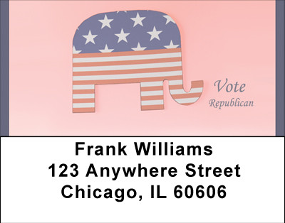 Vote Republican Address Labels | LBBBA-44