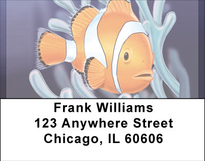 Fancy Fish Address Labels | LBBBB-35