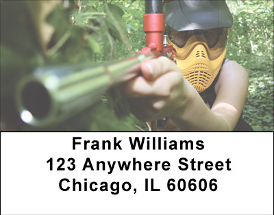 Paintball Wars Address Labels | LBBBD-06