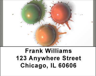 Paintballs Address Labels | LBBBD-07
