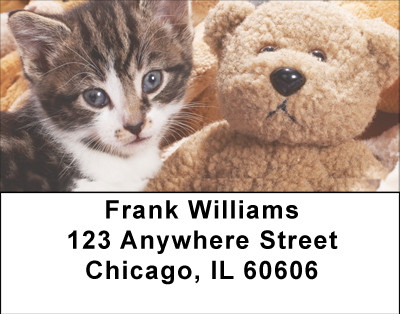 Kitten Cuddles Address Labels | LBBBD-85
