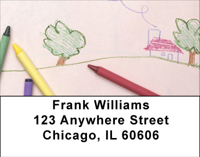 Color The World With Love Address Labels | LBBBE-40