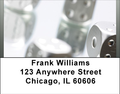 Roll The Dice Address Labels | LBBBF-61