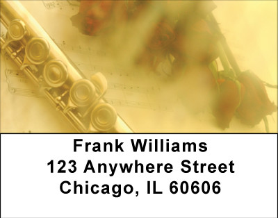 Notes Of Romance Address Labels | LBBBF-94