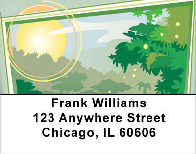 Rain Forest Address Labels | LBBBG-81