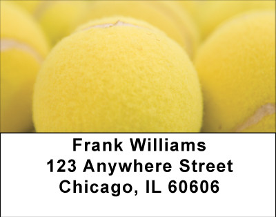 Tennis Balls Address Labels | LBBBH-39