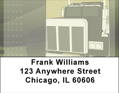 Trucking Composits Address Labels | LBBBH-74