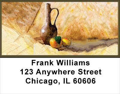Italian Inspired Watercolor Address Labels | LBFOD-47