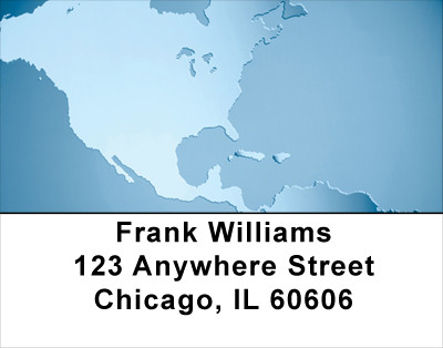 Maps Of All Colors Address Labels | LBFUN-24