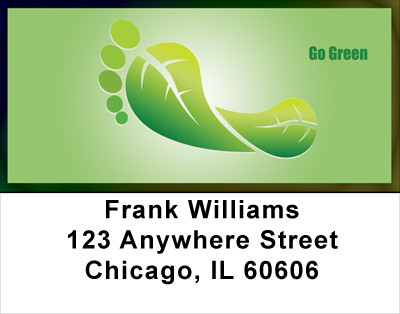 Think Green Address Labels | LBFUN-51