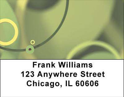 Concentric Circles Address Labels | LBGEO-56