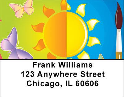 Summer Fun Address Labels | LBGEO-74
