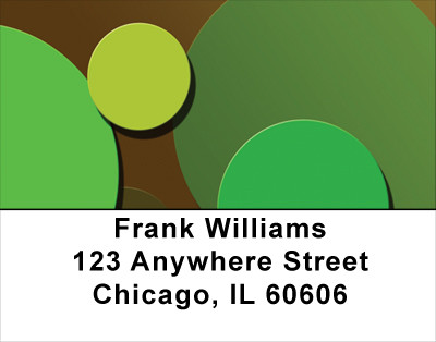 Dots On Chocolate Address Labels | LBGEO-97