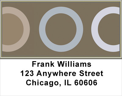 Mocha Geometrics Address Labels | LBGEP-10