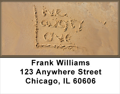 Live Laugh And Love Address Labels | LBLOV-06