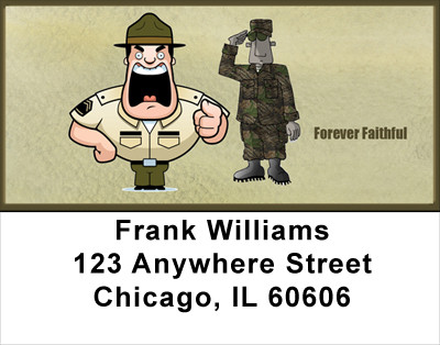 Marine Fun Address Labels | LBMIL-34