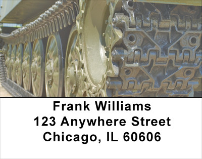 Military Metals Address Labels | LBMIL-38