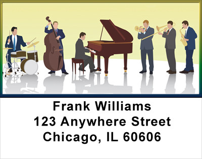Jazz Bands Address Labels | LBMUS-14