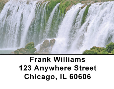 Tropical Falls Address Labels | LBNAT-48