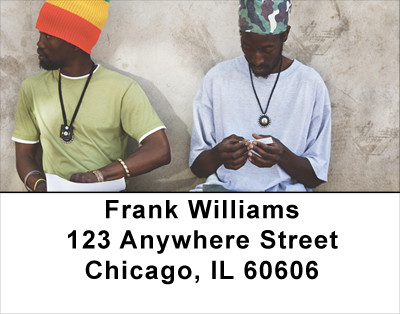 Rasta Man Address Labels | LBPAT-34