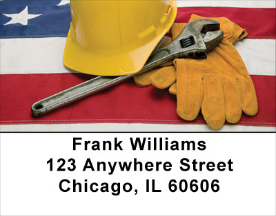 American Workers Address Labels | LBPRO-29