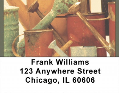 Vintage Watering Cans Address Labels | LBQBA-04