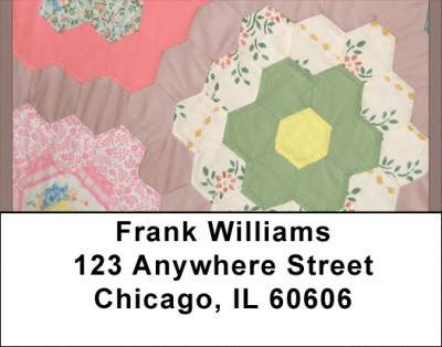 Vintage Quilt Address Labels | LBQBA-17