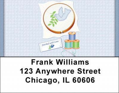 Stitched With Love Address Labels | LBQBA-19