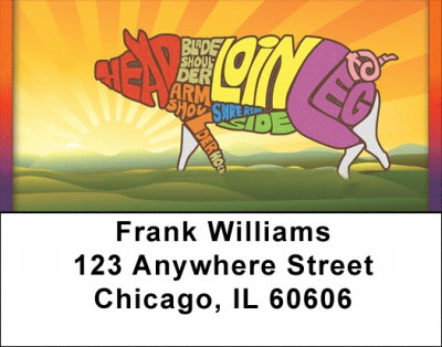 Raising Dinner Address Labels | LBQBC-25
